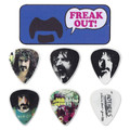 Jim Dunlop Guitar Picks x 6 ZAPPT02M Blue Frank Zappa Pick Tin