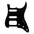 Fender 11-Hole Stratocaster H/S/S Pickguard, 3-Screw Humbucking Pickup Mount - Black