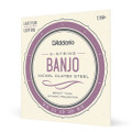 Daddario Nickel Plated Steel EJ60+ Banjo Light Plus Set, 9.5-20