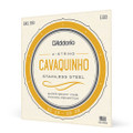 Daddario Stainless Steel EJ93 Cavaquinho, 4 String Set