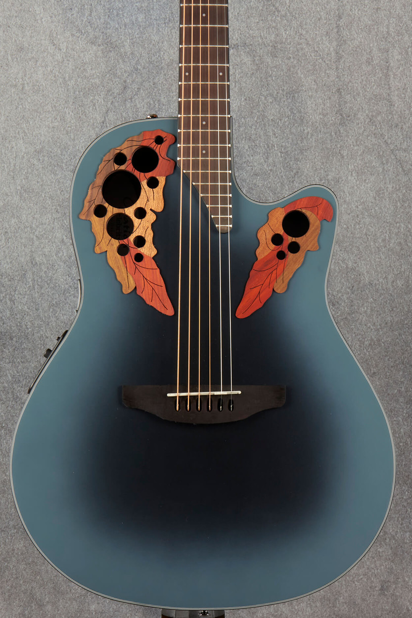 Ovation Celebrity Elite CE44-RBB Mid Depth - Reverse Blue Burst