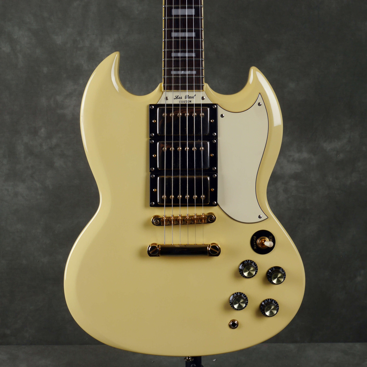 Epiphone G-400 Custom 3-Pickup Electric Guitar - Antique Ivory - 2nd Hand
