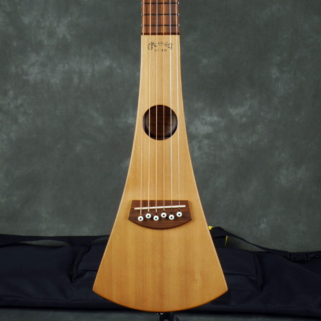 Martin Steel String Backpacker Travel Guitar Natural w/Gig Bag 2nd Hand