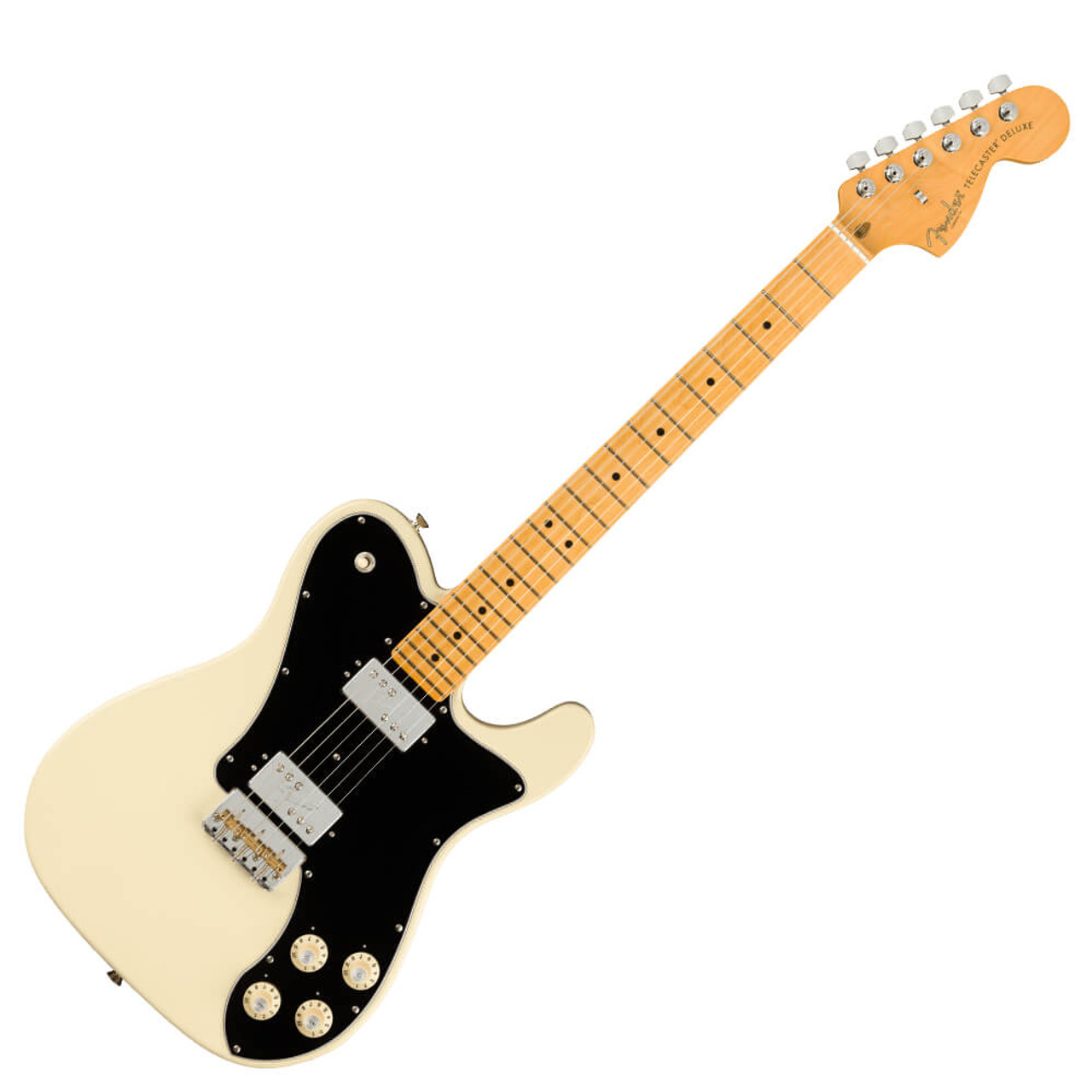 White shop telecaster deluxe