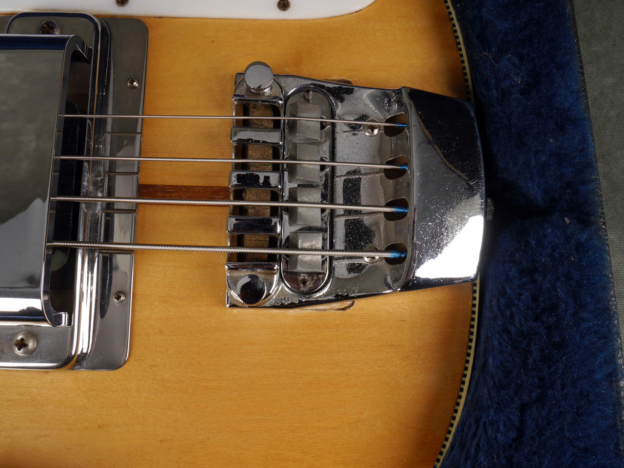 Rickenbacker 1973 4001 Bass - Checkerboard Blonde w/Hard Case