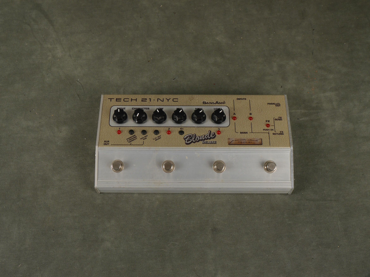Tech 21 NYC SansAmp Blonde Deluxe Pedal - 2nd Hand