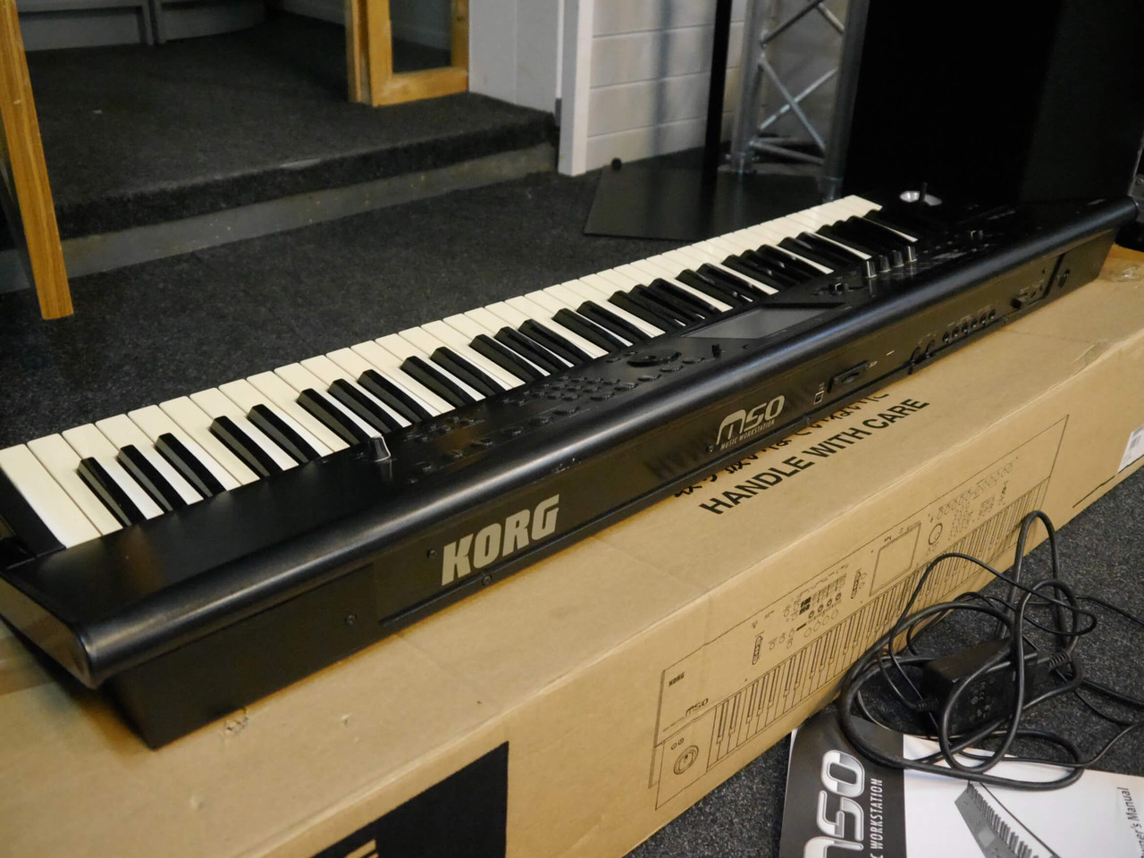 Korg M50 Workstation Keyboard w/Box & PSU - 2nd Hand
