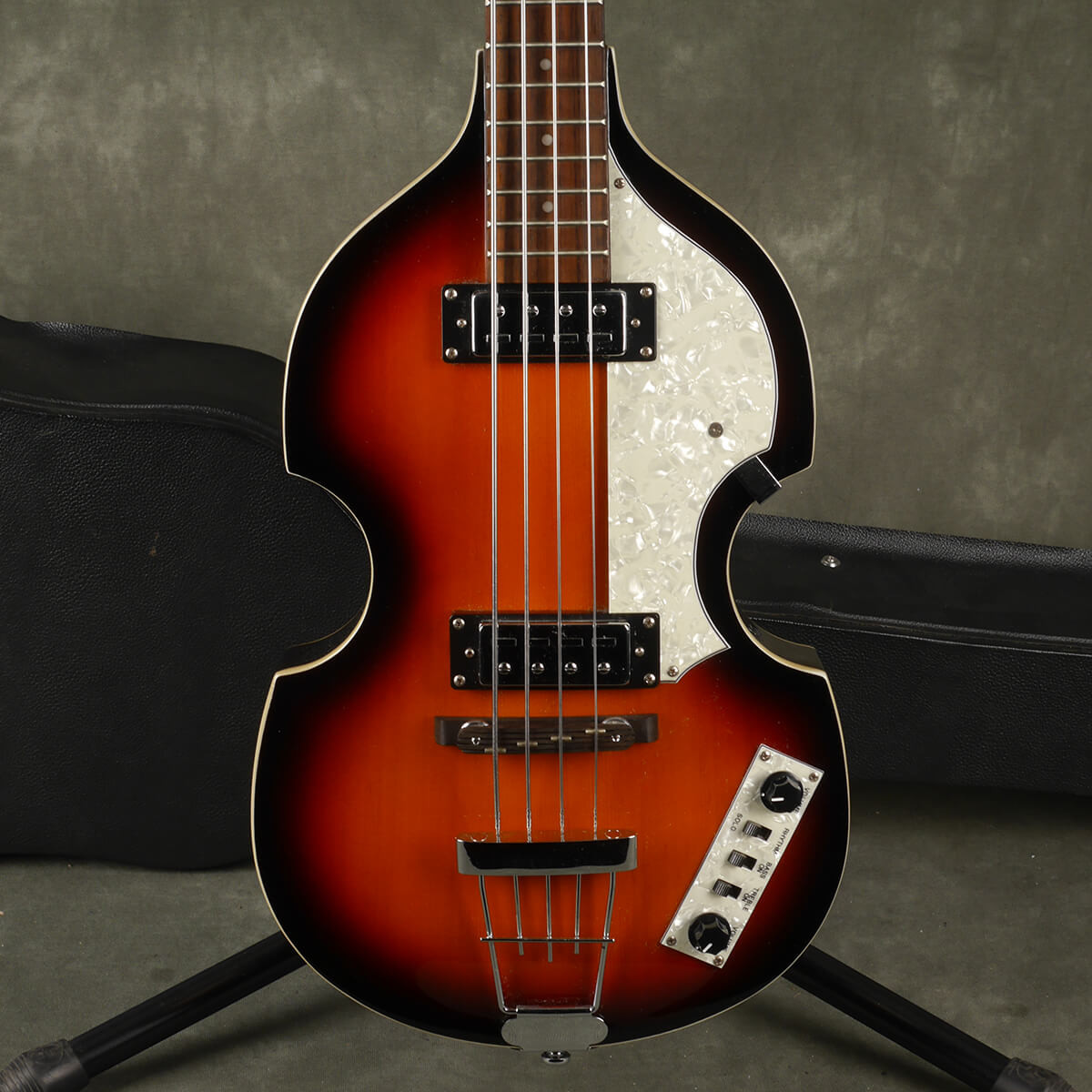 Hofner Hi-BB Ignition Series Violin Bass - Sunburst w/Hard Case