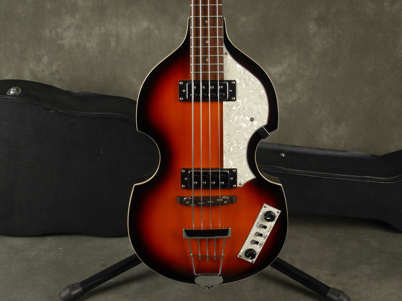 Hofner Hi-BB Ignition Series Violin Bass - Sunburst w/Hard Case