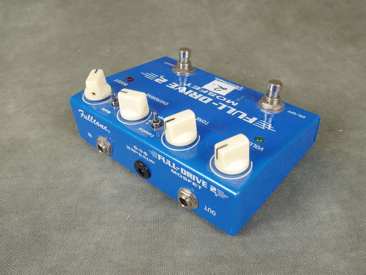 Full Drive Fulltone Fulldrive 2 Mosfet Overdrive FX Pedal - 2nd Hand (108037)