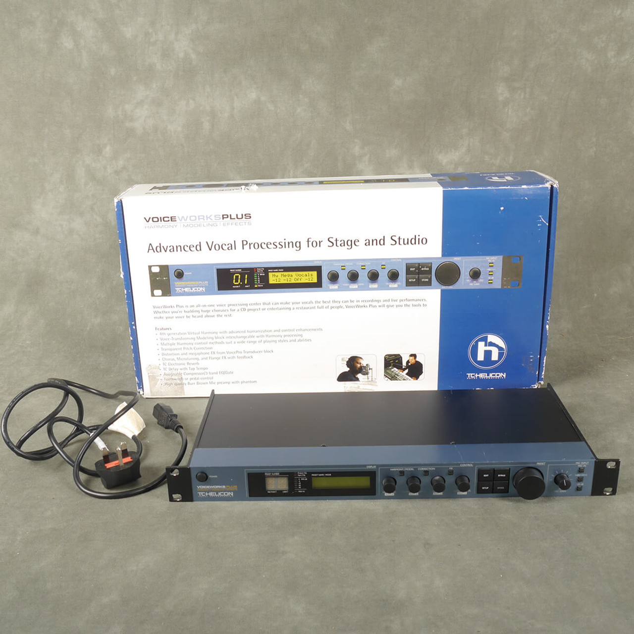 TC Helicon Voiceworks Plus Rackmount Voice Processor w/Box & PSU