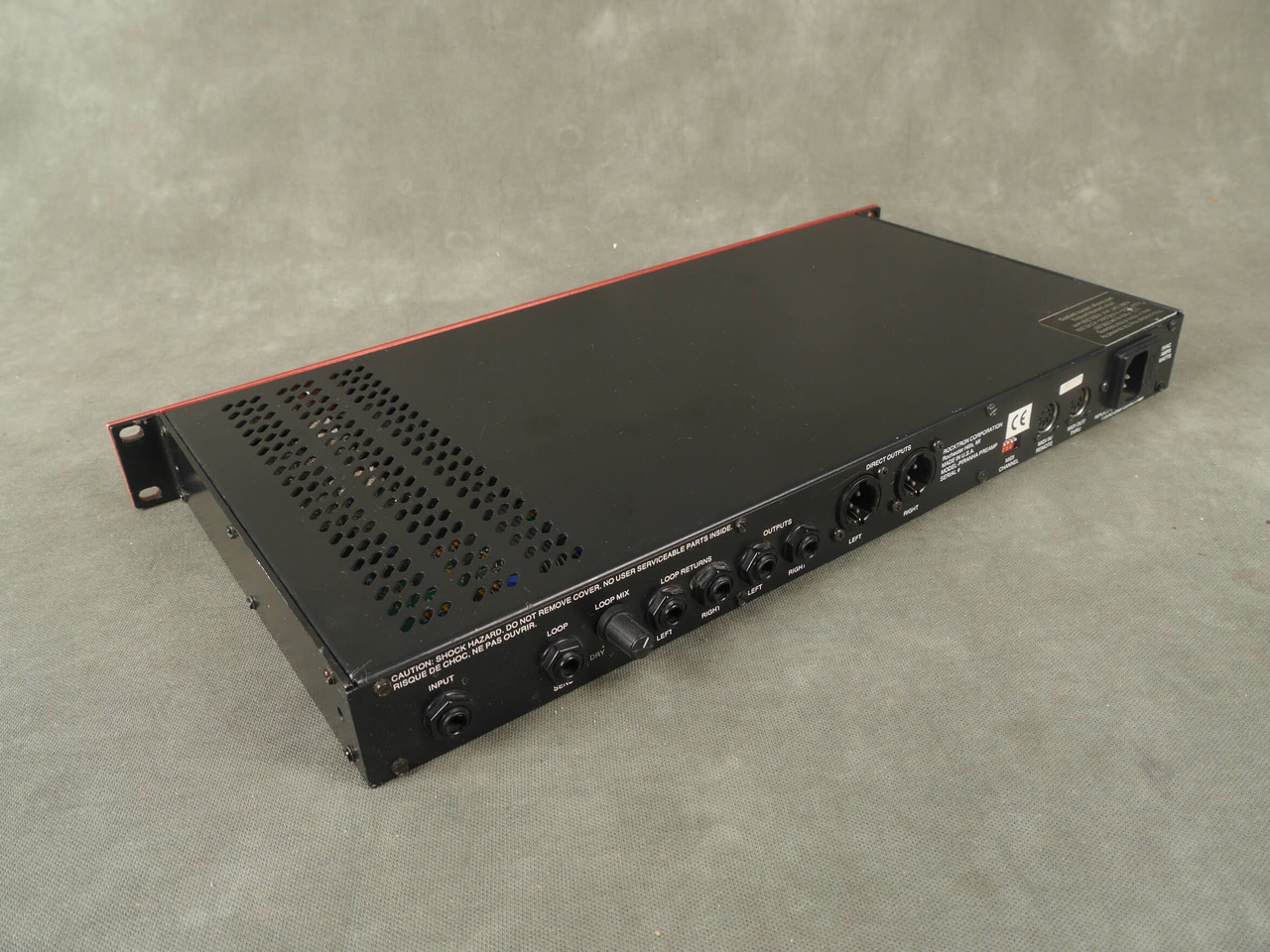 Rocktron Piranha Rack Preamp 1U w/Box - 2nd Hand
