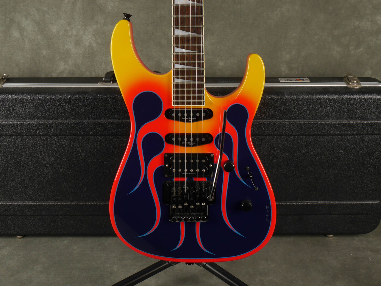 Jackson DK2 Dinky MIJ - Hot Rod Flame w/Hard Case - 2nd Hand (108576)