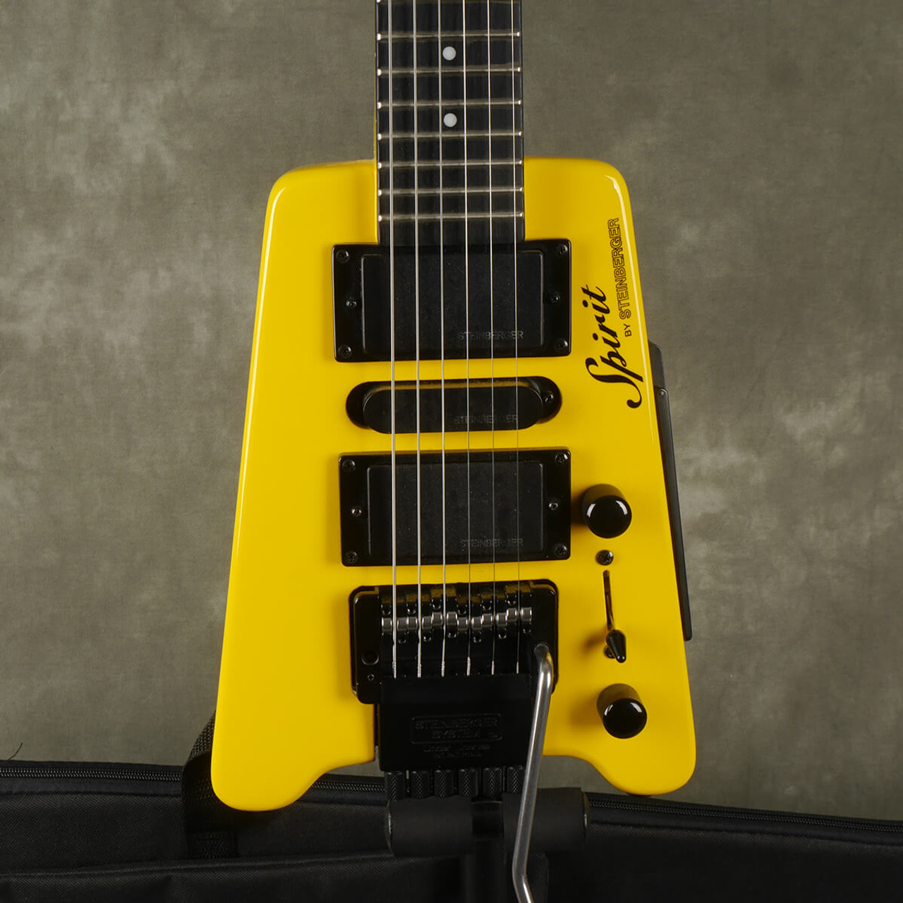 Steinberger Spirit Electric Guitar - Yellow w/Gig Bag - 2nd Hand