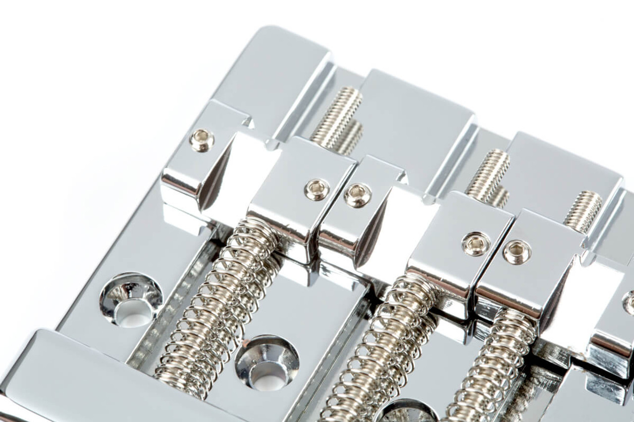 Fender HiMass 4-String Bass Bridge Assembly with Zinc Saddles