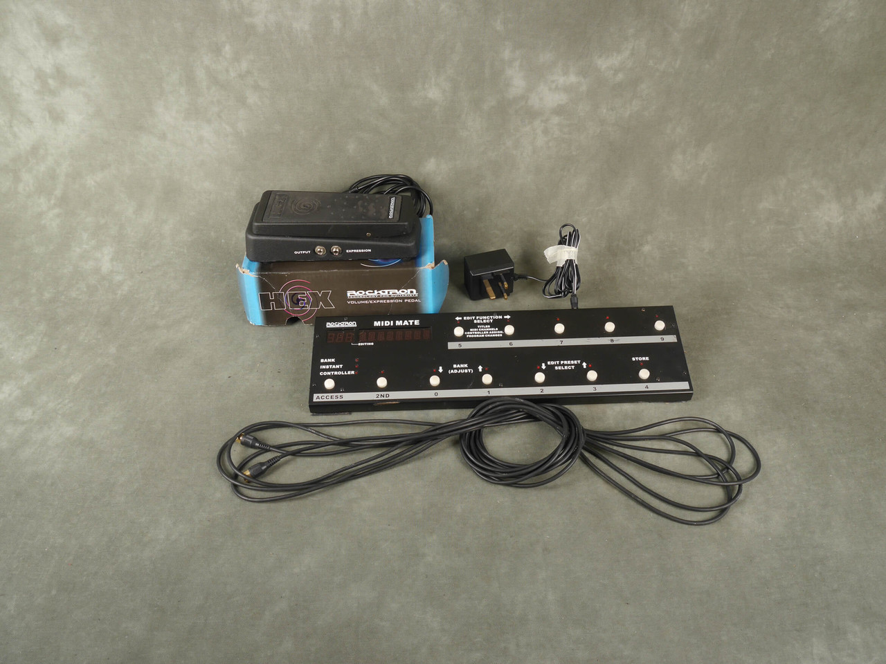 Rocktron Midi Mate Footswitch Controller & Hex Expression Pedal