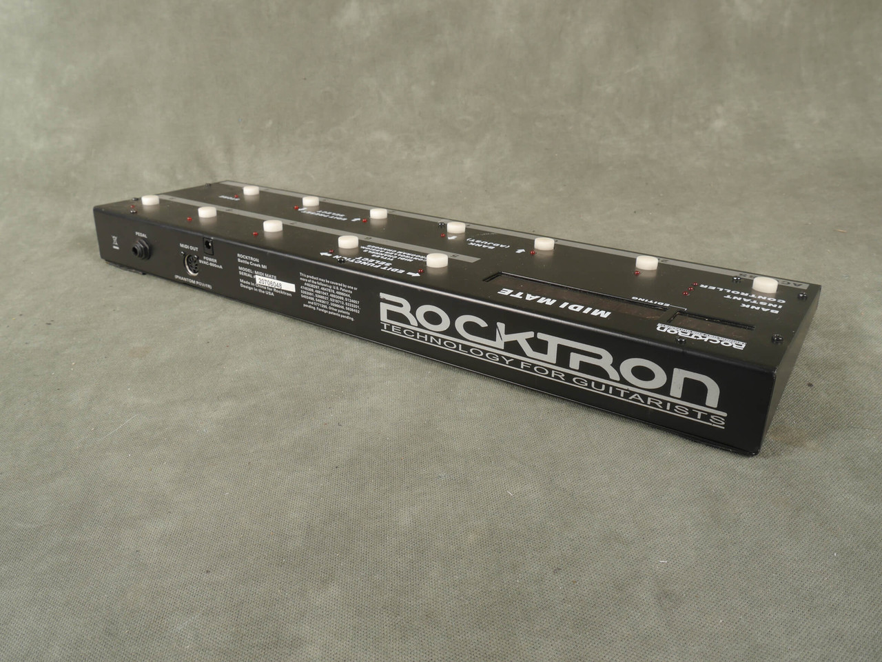Rocktron Midi Mate Footswitch Controller & Hex Expression Pedal Rocktron Midi Mate Footswitch Controller & Hex Expression Pedal