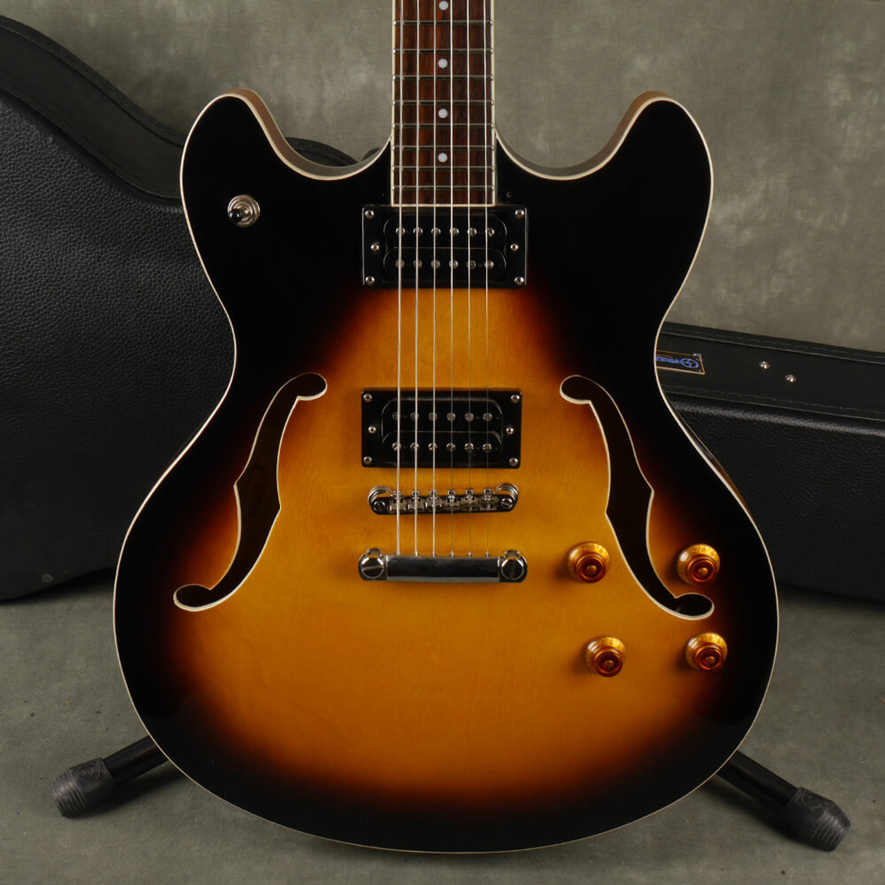 Washburn HB30 Electric Guitar - Sunburst w/Hard Case - 2nd Hand