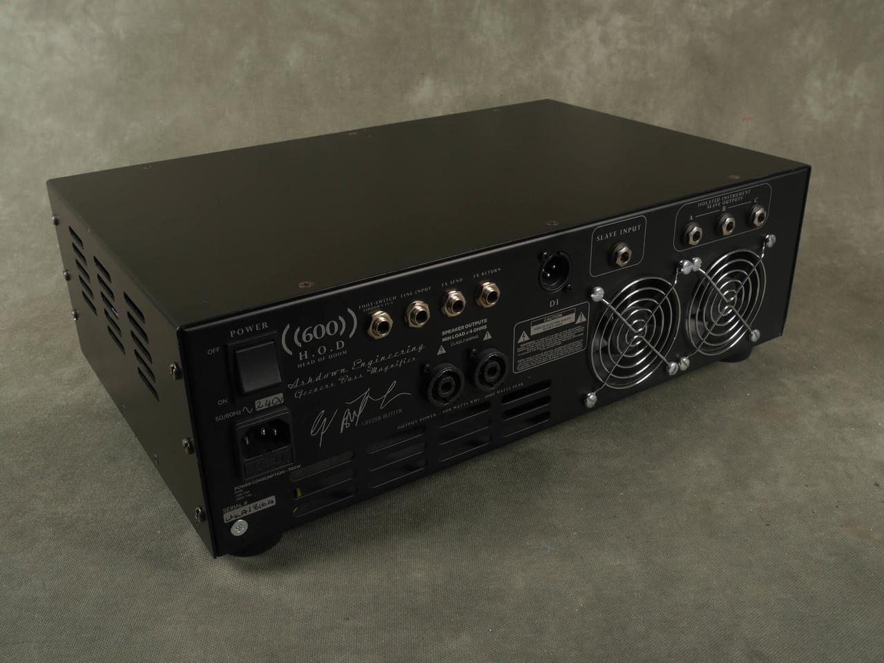 Ashdown Geezer Butler Head of Doom Bass Amplifier 2nd Hand