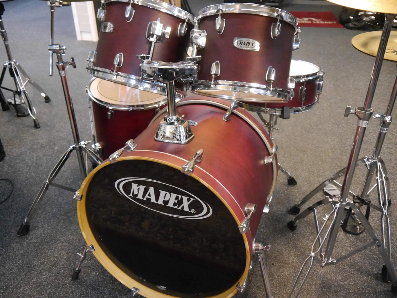 Mapex V Series Drum Kit W Cymbals Hardware 2nd Hand COLLECTION ONLY mapex-v-series-drum-kit-w-cymbals-hardware-2nd-hand-collection-only