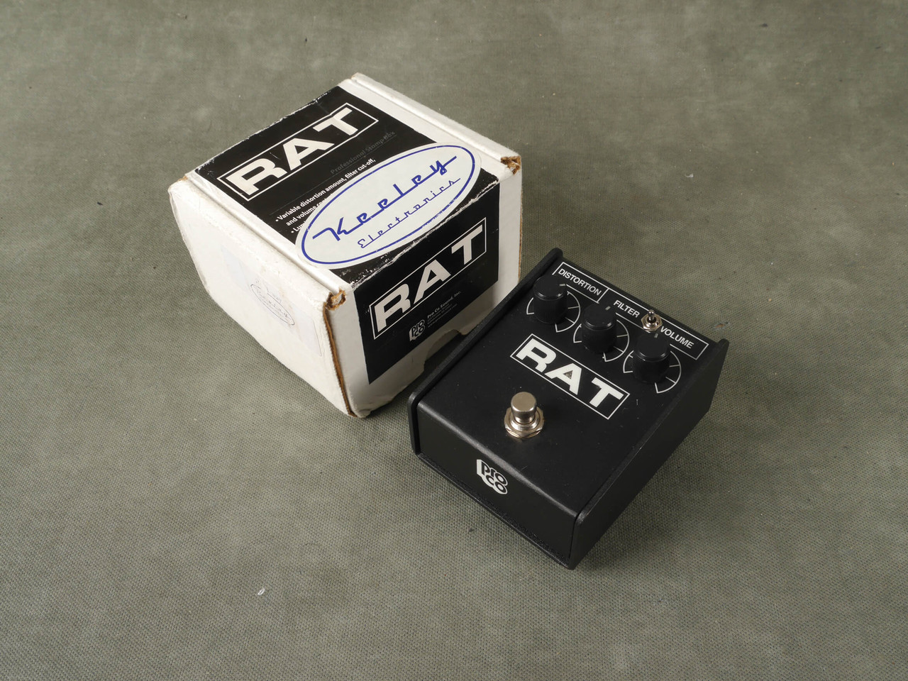 Proco Rat Keeley Mod Overdrive FX Pedal w/Box - 2nd Hand