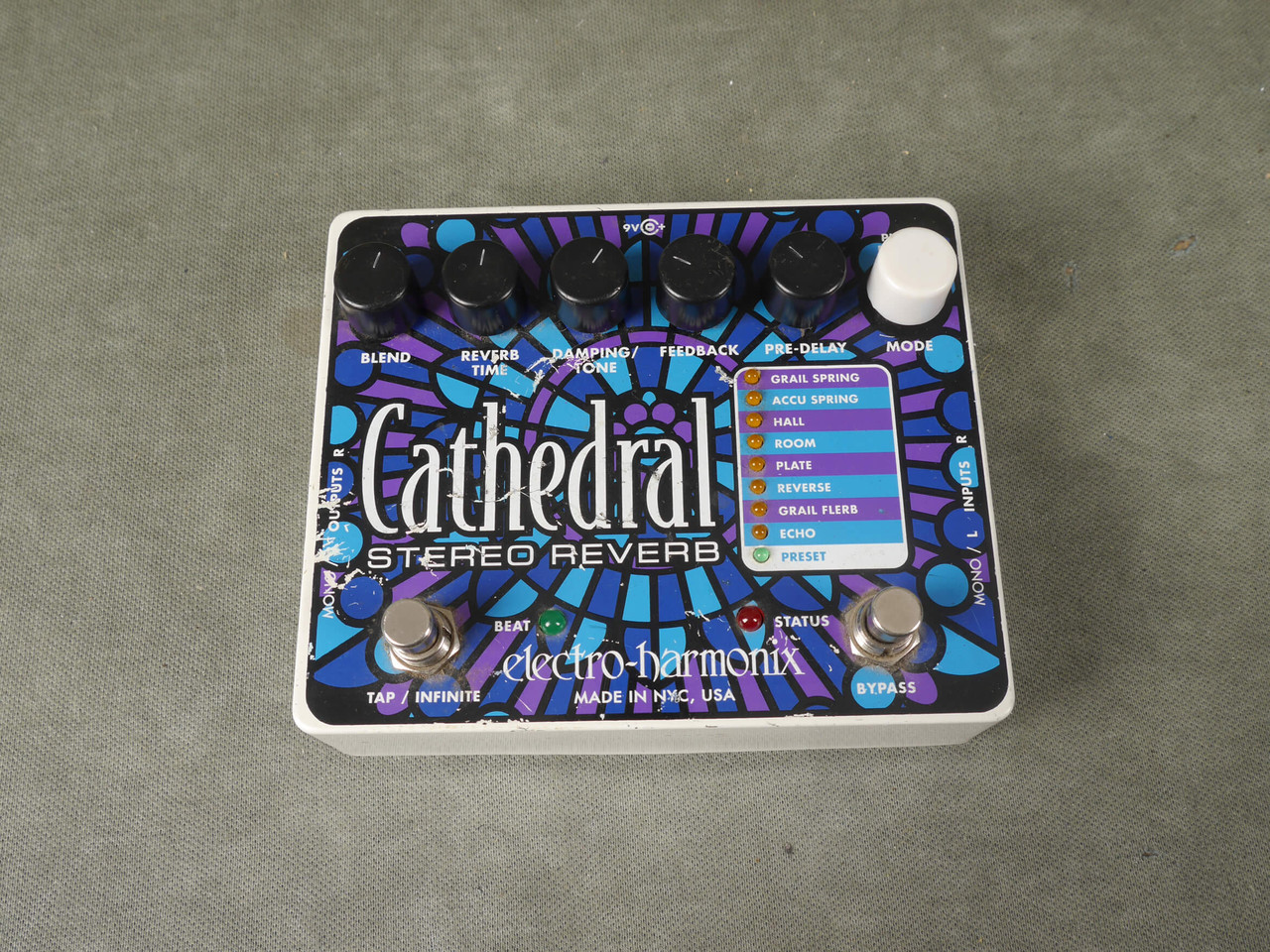 Electro electro harmonix Cathedral STEREO REVERB Harmonix