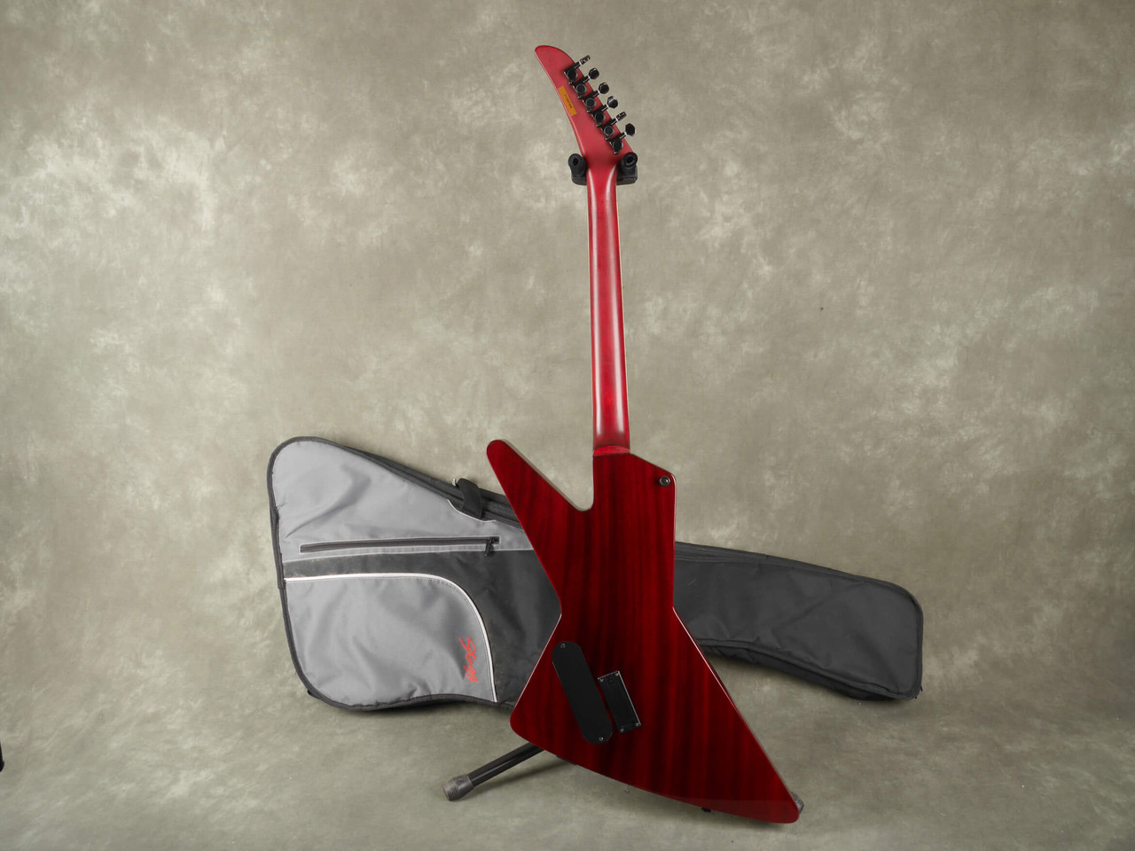 Epiphone Futura Custom Prophecy Explorer - Trans Red w/Gig Bag