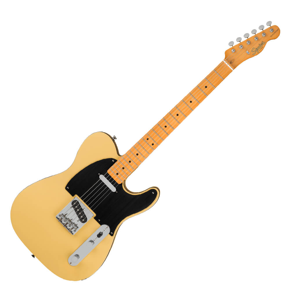 Squier 40th Anniversary Telecaster Vintage Edition In Satin Vintage Blonde  | Rich Tone Music