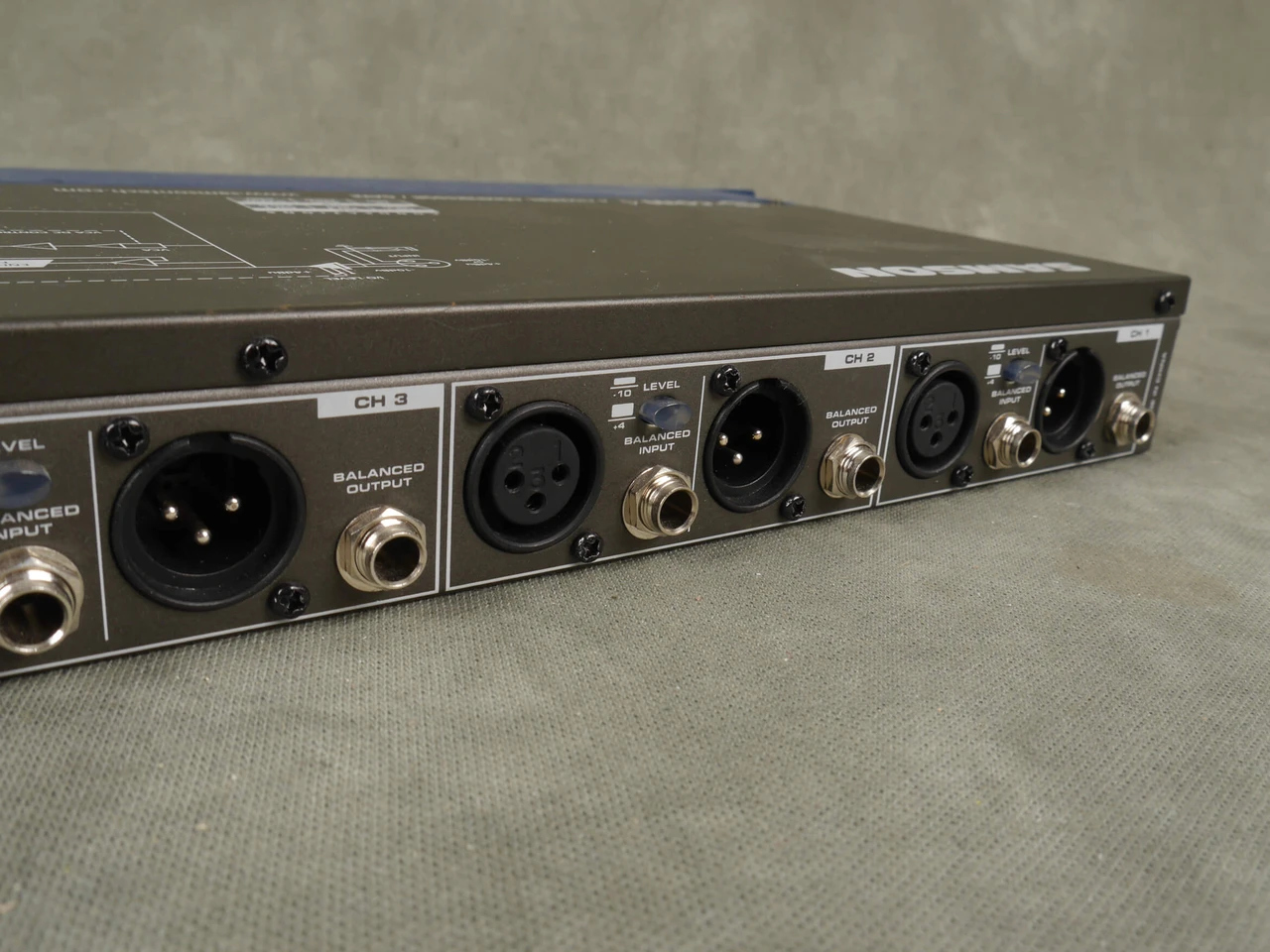 Comp Gate 4 Samson S-com4 4-Channel Compressor/Gate - 2nd Hand