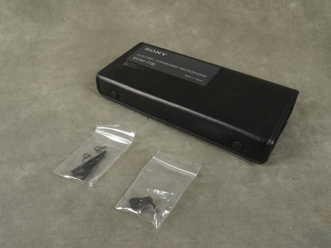 Sony ECM77B Electret Condenser Microphone w/Box 2nd Hand