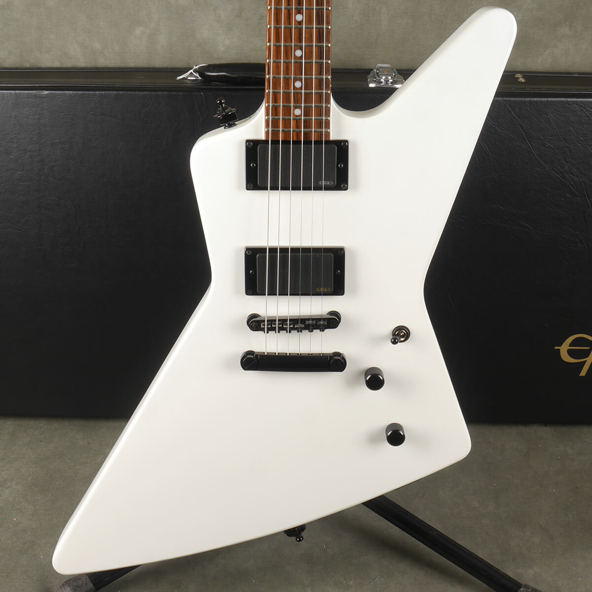 epiphone 1984 Explorer EX ホワイト エクスプローラー Epiphone 1984 Explorer EX - Alpine White | Reverb Canada