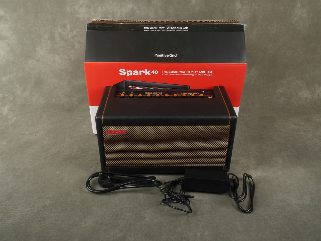 Positive Grid Spark 40 Modelling Guitar Amplifier w/Box & PSU