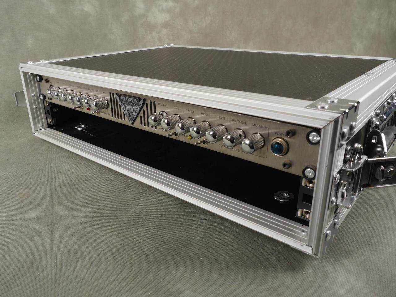 Mesa Boogie V-Twin Rack Preamp & Footswitch w/Flight Case - 2nd Hand
