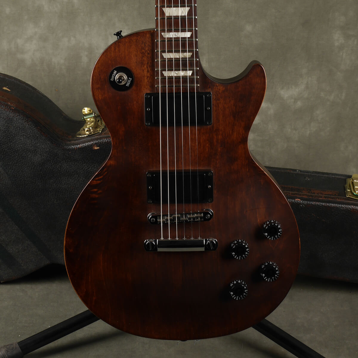 Gibson Les Paul LPJ - Chocolate Brown w/Hard Case - 2nd Hand