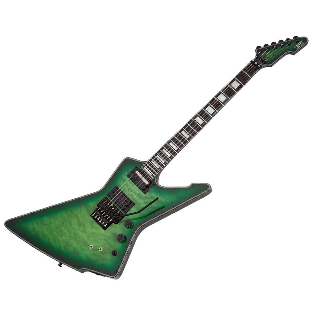 Schecter E-1 FR S Special Edition - Green Burst