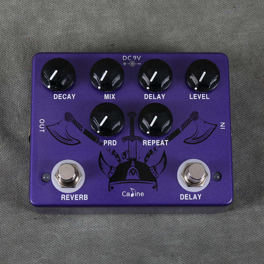 Caline CP-80 Ragnarok Reverb Delay FX Pedal - 2nd Hand