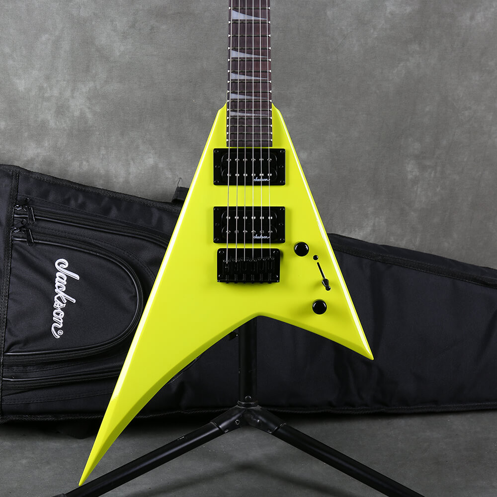 Jackson JS1X RR Minion - Neon Yellow w/Gig Bag - 2nd Hand