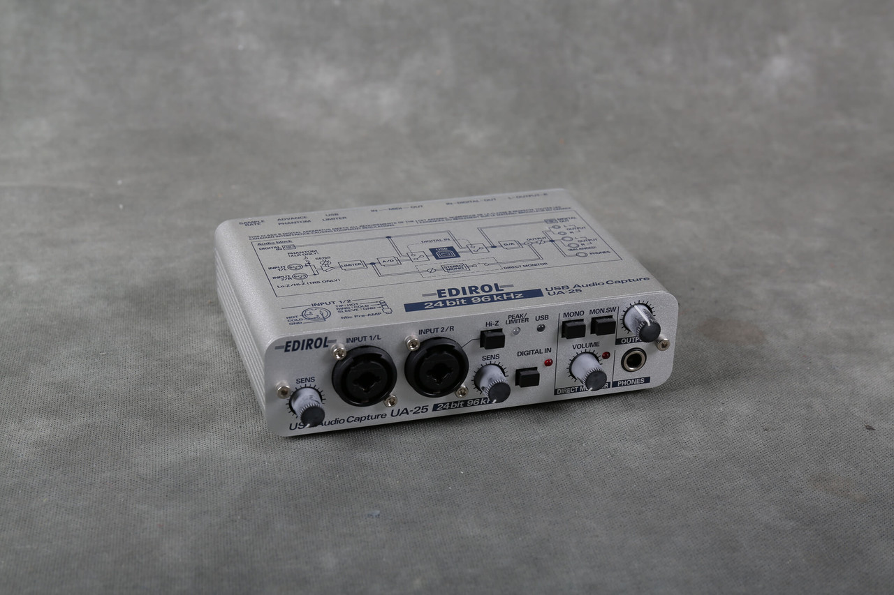 Edirol USB Audio Capture UA-25 Audio Interface - 2nd Hand - Used