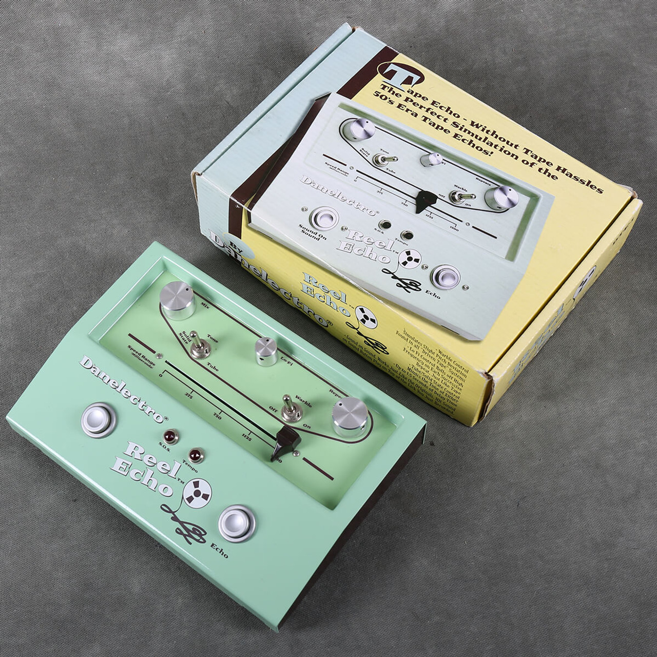 Danelectro DTE-1 Reel Echo Tape Simulator FX Pedal w/Box - 2nd Hand