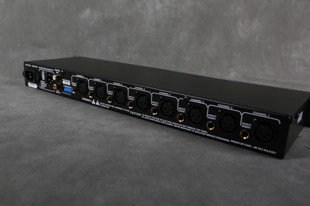 Rolls RM82 Rack Mount Line Mixer w/Box & PSU 2nd Hand