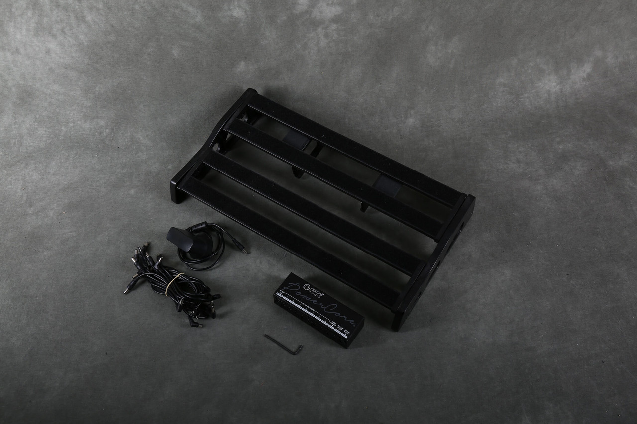 Mooer TF 16S Pedalboard - Plateforme Double Réglable, Aluminium Léger, Sac De Transport Inclus - Pour Pédales De Guitare - 12