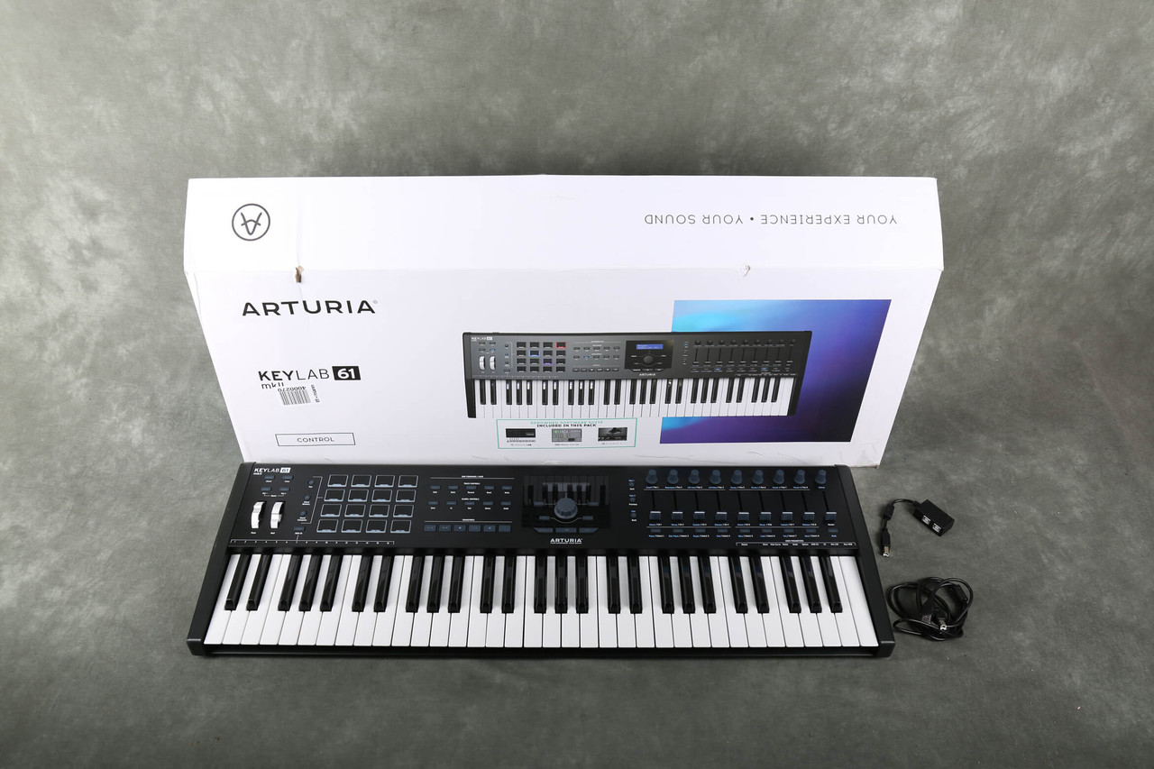 Arturia Keylab 61 MkII USB MIDI Controller Keyboard - Black w/Box