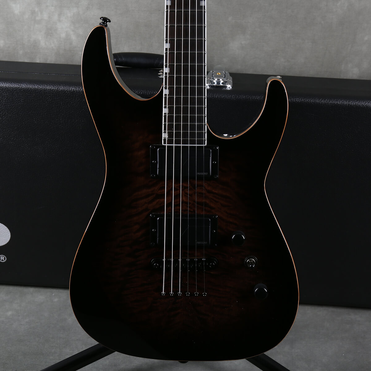 ESP LTD JM-II Josh Middleton Signature - Brown Sunburst w/Hard