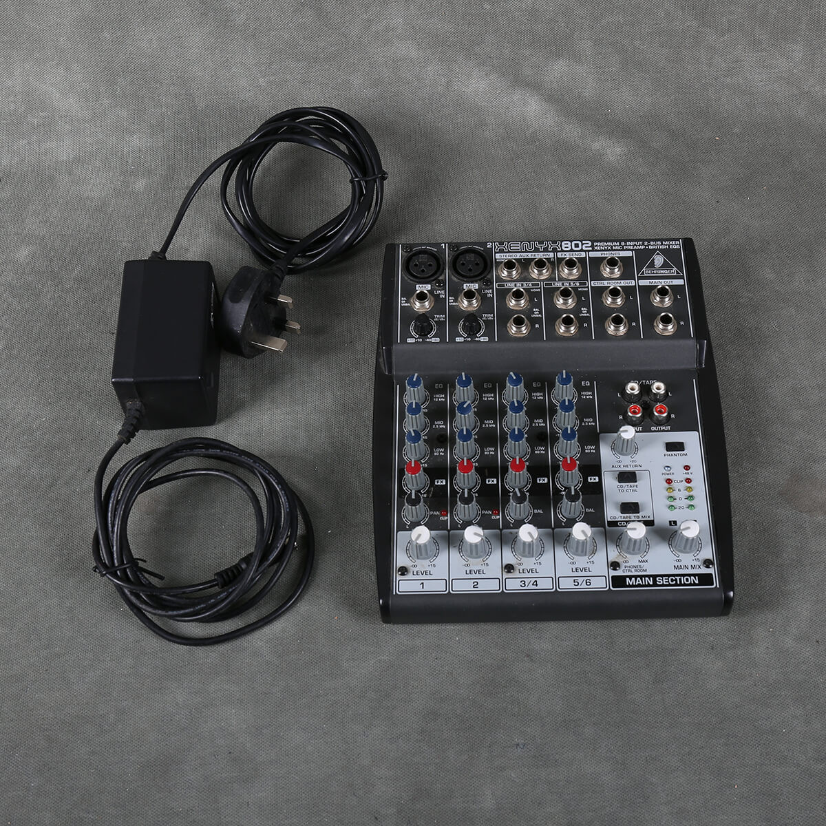 Behringer Xenyx 802 Mixer & PSU - 2nd Hand