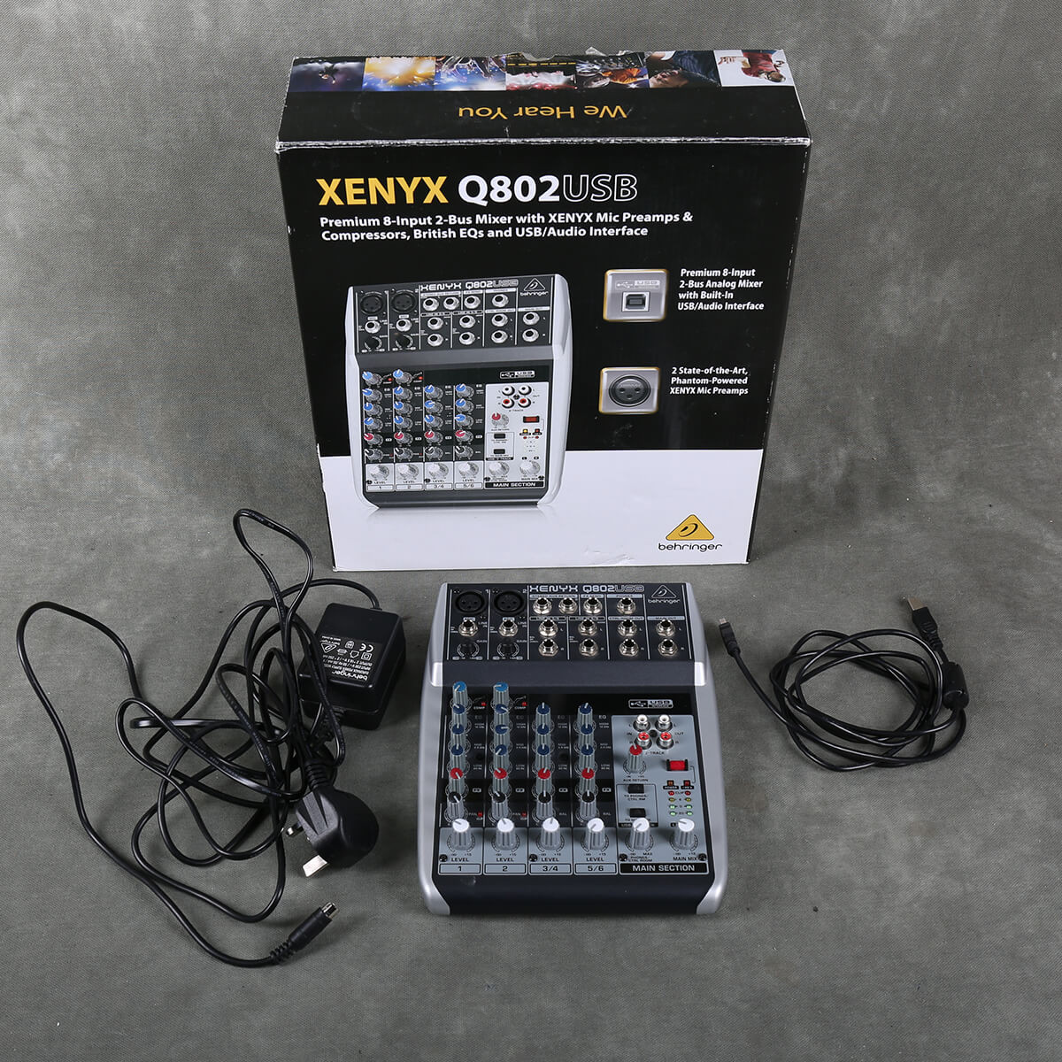 【ほぼ新品‼️値引中！】完全作動！behringer XENYX Q802USB Behringer Xenyx Q802USB
