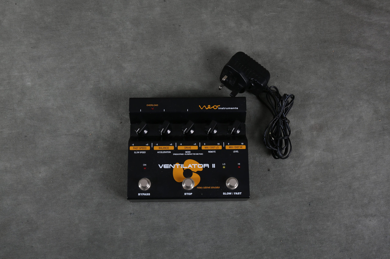 Neo Instruments Ventilator II Rotary Sim FX Pedal & PSU