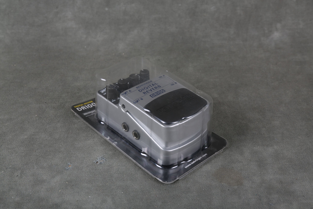Behringer DR100 Digital Reverb FX Pedal w/Box 2nd Hand