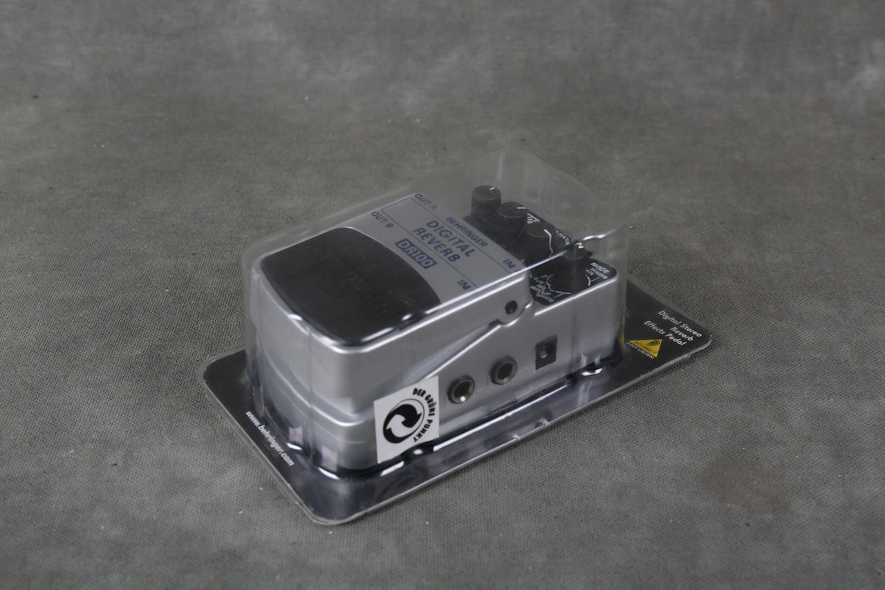 Behringer DR100 Digital Reverb FX Pedal w/Box 2nd Hand
