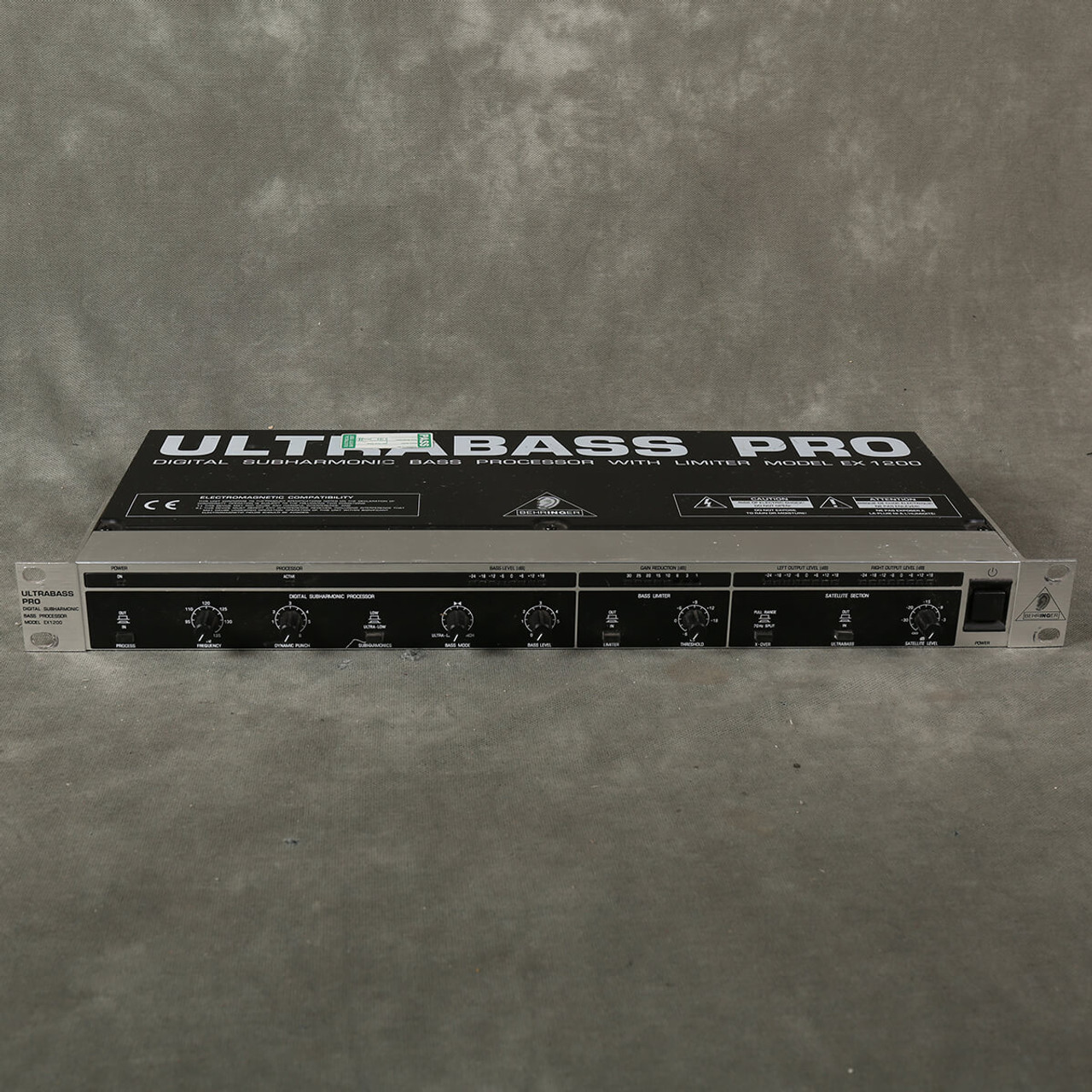 ULTRABASS PRO EX1200 サブハーモニックベースプロセッサー ULTRABASS PRO EX1200 サブハーモニックベースプロセッサー