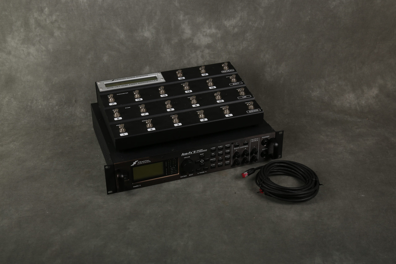 Fractal Audio Axe FX Mk II & MFC-101 MIDI Foot Controller - 2nd Hand